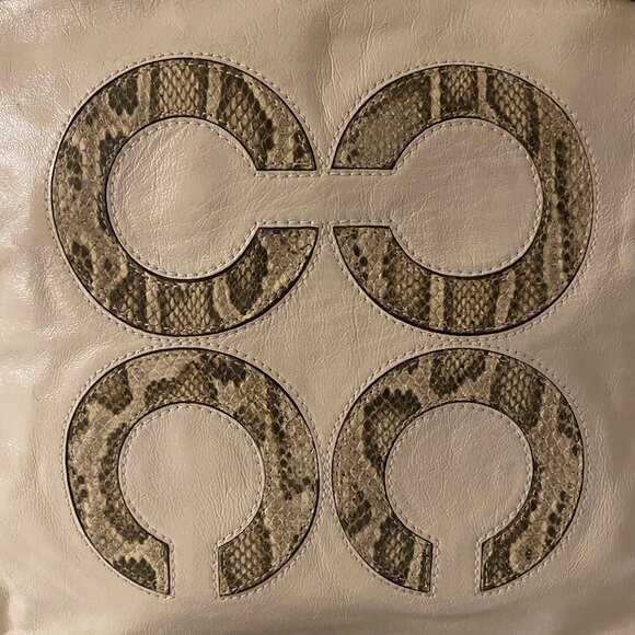 COACH 17043 Audrey Python Slim Tote - Picture 3 of 10